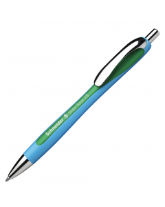 Penna a sfera a scatto con tecnologia Viscoglide®. Fusto gommato ergonomico. Inchiostro Viscoglide. Meccanismo a scatto.
Punto XB. Colore: verde.