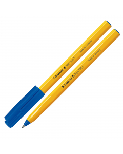 Penna a sfera con cappuccio a clip rimovibile. Punta in acciaio inox resistente all'usura. 
Punta F. Colore ink : blu.
