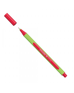 Fineliner con fusto prodotto per l'88% in plastica bio. Ampia gamma di colori. Tratto fine. Il fusto gommato a forma triangolare assicura una scrittura in tutto relax.
Tratto 0,4mm. Colore: rosso intenso.