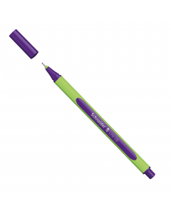 Fineliner con fusto prodotto per l'88% in plastica bio. Ampia gamma di colori. Tratto fine. Il fusto gommato a forma triangolare assicura una scrittura in tutto relax.
Tratto 0,4mm. Colore: violetto.