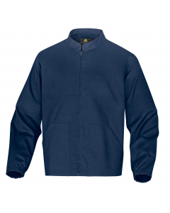 Linea di abbigliamento da lavoro in cotone, economica e confortevole. Giacca in cotone 100%. Chiusura zip sotto sbieco. Polsini elasticizzati. 3 tasche di cui 1 interiore. Categoria DPI: 1. Certificazione CE. Conformità alla norma EN ISO 13688:2013.