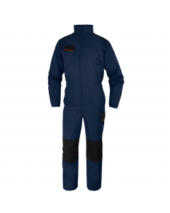 Tuta da lavoro con vestibilità regular e tripla cucitura per ridurre il rischio di strappi. Zip coperta per evitare graffi. Schiena elasticizzata, ginocchia preformate e 7 tasche. Su ordinazione tutte le taglie da XS a 3XL.

Certificazioni: EN14404 tipo 2