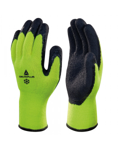 In maglia senza cuciture 100% acrilico felpato. Spalmatura schiuma di lattice su palmo e punta delle dita. Ottima resistenza al freddo. Supporto acrilico felpato garantisce: Protezione contro il freddo e mantenimento del calore. La Spalmatura di lattice o