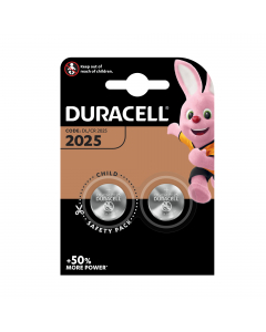 Pile litio - 3V - CR2025 - Duracell - blister 2 pile