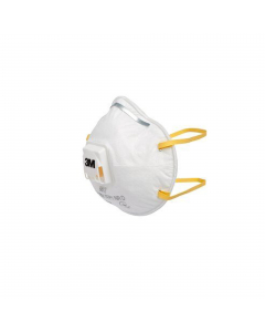 I respiratori della serie 3M™ 8000 Classic offrono un’efficace protezione contro polveri e nebbie. L’ergonomico design a conchiglia combinato con stringinaso e bordo di schiuma si adatta alle diverse conformazioni facciali. Categoria DPI: 3. Certificazion
