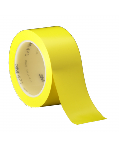 Film con supporto vinilico. Adesivo gomma resina sintetica. Decorazione galvanica. Indicato per la demarcazione di aree. Spessore 0,13mm - misura 50mmx33m.