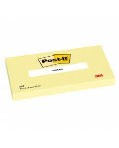 L'originale blocchetto adesivo riposizionabile da 100 fogli, nel classico colore Giallo Canary. Confezione da 12 pezzi.
Formato 76x102mm. Nuove confezioni in cartoncino riciclato.