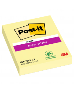 Blocchetti da 90 foglietti riposizionabili colore Giallo Canary. Grazie all'adesivo rinforzato si attaccano praticamente su tutte le superfici e non lasciano traccia. Ideali per superfici difficili o verticali. Formato 47,6 x 76mm. Nuove confezioni in car