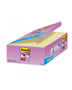 Blocchetti da 90 foglietti riposizionabili colore Giallo Canary. Grazie all'adesivo rinforzato si attaccano praticamente ovunque e non lasciano traccia. Ideali per superfici difficili o verticali.
Formato 47,6 x 47,6mm.