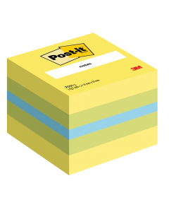 Cubi nel formato Mini 51 x 51mm, adatti a messaggi brevi ( es. numeri di telefono) o appunti sull'agenda. Ogni minicubo contiene 400 fogli dai colori brillanti e vivaci, adatti sia in casa che in ufficio. Colore: limone neon, verde lime, blu paradiso.