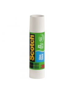 Colla stick Scotch permanente bianca, senza solventi. Lavabile con acqua. Per carta, cartone e foto.