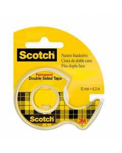 Nastro Biadesivo Scotch 665 trasparente, sottile, resistente, senza ôlinerö. Ideale per carta e cartoncino.