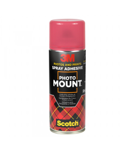 Photo MountTM per foto. Adesivo spray di alta qualità. Trasparente, nel tempo non scolora. Specifi co per incollare stampe fotografiche.