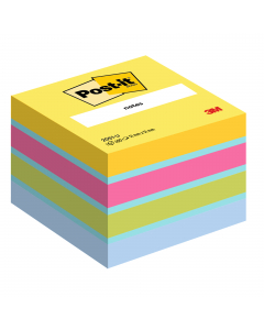 Cubi nel formato Mini 51 x 51mm, adatti a messaggi brevi ( es. numeri di telefono) o appunti sull'agenda. Ogni minicubo contiene 400 fogli dai colori brillanti e vivaci, adatti sia in casa che in ufficio. Colore: giallo sole, acqua, rosa power, verde acid