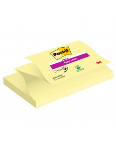 Blocchetti da 90 foglietti riposizionabili Giallo Canary. Grazie all'adesivo rinforzato si attaccano praticamente su tutte le superfici e non lasciano traccia. Ideali per superfici difficili o verticali. Incollatura a fisarmonica, un foglietto tira l'altr