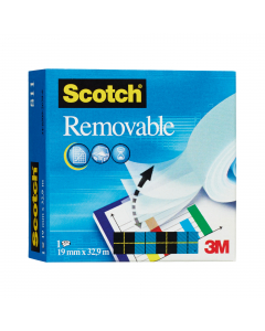 Nastro adesivo Scotch Magic 811 Rimovibile di alta qualità, scrivibile, invisivibile su carta e fotocopia . Si può tagliare anche con le mani.