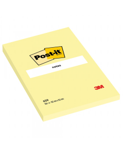 L'originale blocchetto adesivo riposizionabile da 100 fogli, nel classico colore Giallo Canary. Confezione da 12 pezzi.
Formato 102 x 152mm.
