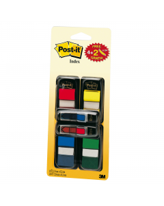 Segnapagina autoadesivi, scrivibili e riposizionabili per una efficace organizzazione del proprio lavoro. Disponibili in diversi colori. Confezioni da 200 segnapagina da 25,4x43,2 mm nei colori rosso, blu, giallo e verde. Pi¨ 48 segnapagina mini freccia n