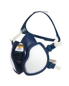 3M™ 4277+ offre Protezione delle vie respiratorie efficace, di immediato utilizzo e priva di manutenzione, grazie alla semimaschera 3M™ 4277+. Un gruppo valvola recentemente migliorato aiuta a ridurre la resistenza all'espirazione per un miglior comfort d