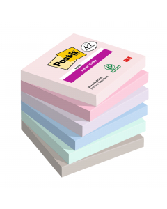 Blocchetti da 90 foglietti riposizionabili assortiti nei colori. Hanno una presa maggiore e durano più a lungo grazie alla forza adesiva doppia rispetto ai foglietti Post-it tradizionali. Perfetti per superfici verticali o con scarsa aderenza quali monito