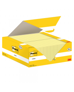 Value pack 18+6 blocchi foglietti Post-it® Notes, 100fogli 38X51mm giallo Canary.