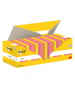 Value pack foglietti Post-it® Super Sticky colori assortiti, blocco da 90 fogli 76x76mm.