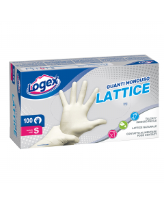 100 guanti in lattice naturale monouso, di taglia media, intercambiabili mano dx/sx, leggermente talcati. Alta elasticità ed aderenza, eccezionale sensibilità al tatto. DPI categoria I. Certificazione CE. Conformità al regolamento (CE) n. 1935/2004.