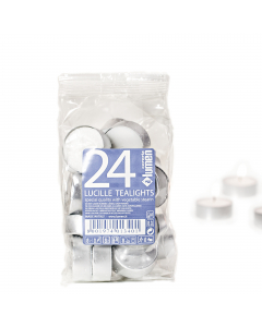 Lucille multiuso in sacchetto (tealights) colore bianco