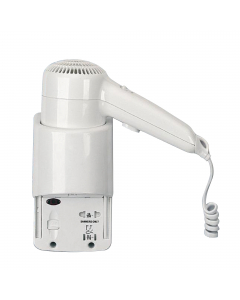 Piccoli, ergonomici e silenziosi, gli asciugacapelli a pistola della linea Yul Basic sono indicati per un uso alberghiero. Dotati di una scocca in ABS di colore bianco all’interno della quale si trova un motore con resistenza da 1200 W. Dispongono di un p