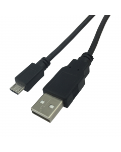 Cavetto adattatore da USB a Micro-USB Input USB / Output Micro-USB, 5V 1A, lunghezza cavetto: 100cm. Ideale per connettere alla porta USB di computer, caricabatterie, hub, ecc. tutti i dispositivi (smartphone, tablet, ecc.) con porta Micro-USB.