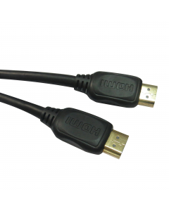 Cavo hdmi alta velocità con ethernet, connettori dorati, versione 1.4b, 4K 30Hz, arc. compatibile full hd 1080p, 2k-4k, 3d. lunghezza 3mt., confezione in blister