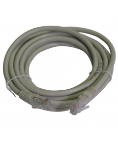 Cavetto patch cat6 utp , lunghezza cavo 3 metri, colore grigio, confezione polibag c/cavaliere. 
Schermatura: UTP
Solido / Trefolo: Trefolo (4 coppie fili trefoli AVVG26)
Collegamento: EIA/TIA T568B
Colore: grigio
Lunghezza cavo: 3 metri
Categoria: 6
Conf