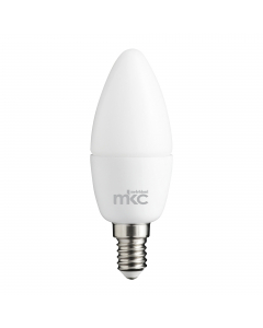 Lampada LED Classe tipo F luce bianca calda (3000K), ideale per abitazioni, uffici, negozi, cantine, rimesse auto, ecc.. Potenza 5,5W. Potenza equivalente 42w. Risparmio energetico 85%. Tensione di lavoro 220-240vca. Attacco E14. Cri >80. Lumen 430. Angol