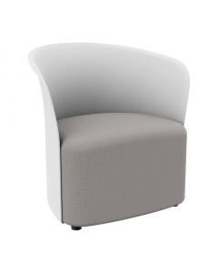 Poltrona club di nuova generazione! Struttura a guscio in PP e sedile imbottito e rivestito in tessuto 100% poliestere. Lo stile contemporaneo e il comfort  di seduta rendono la poltrona Crown ideale per le sale d'attesa, zone convesazione o ristoro. 
• D
