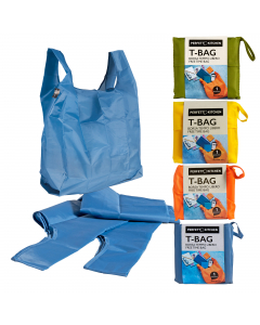 Borsa per la spesa e il tempo libero colorata, pratica e resistente. Dotata di una piccola busta in tessuto per ripiegarla a tenerla sempre con sé. 
100% poliestere. Lavabile in lavatrice. Dimensioni: 35x H58cm. Colori assortiti.