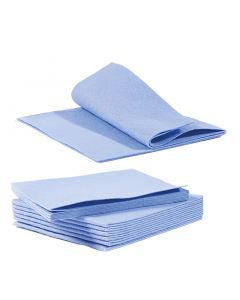 Panno multiuso in tessuto non tessuto. Dimensione: 40x38cm. Sistema colore per prevenire la contaminazione batterica tra diversi ambienti.