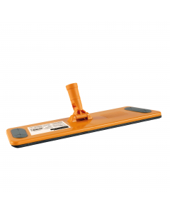 Telaio in plastica con microvelcro con spigoli assimetrici e attaccosnodabile per raggiungere e pulire facilmente ogni angolo. Dimensioni: 42x13 cm.
Compativie con i panni pavimento cod. 91791 e con il manico in metallo cod 74093.