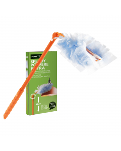 Piumino Speedy polvere - manico allungabile + 2  ricambi - Perfetto