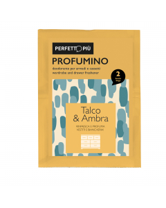 Deodora gli armadi e i cassetti diffondendo in tutto l'ambiente una delicata e piacevole fragranza rendendo allo stesso tempo, gli indumenti delicatamente profumati. Contiene: Acetylcedrene, Coumarine, Citrus Aurantium Dulcis Oil, Vanillin, Alpha-Isomethy