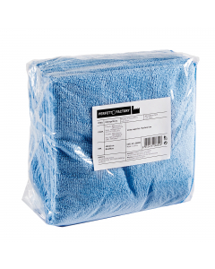 Panno multiuso in micrtofibra (80% poliestere, 20% poliammide). Dimensioni: 40x40cm. In confezione da 10 panni colore azzurro.