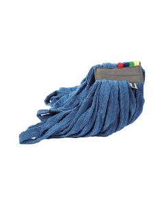 MOP pavimento a frange in microfibra tubolare alta qualità 350gr, molto pratico e ideale su grandi superfici.. Adatto con manico cod. 74135 e pinza per mop 74096