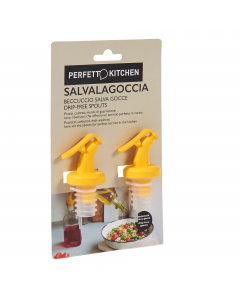 Beccuccio salva gocce pratici, colorati, muniti di guarnizione: ecco i beccucci che offrono un servizio perfetto in cucina 
Dimensioni: 35xh. 90 mm