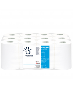 Asciugamani in rotolo mini Centrefeed ad estrazione interna in pura cellulosa, microgoffrato. 2 veli da 18gr, altezza rotolo 20,9cm, diametro rotolo 14,5m. Lunghezza carta 76,65mt, 210 strappi da 20,9x36,5cm.
Dati tecnici:
Materia prima: Cellulosa Pura
Id