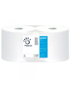 Bobina asciugatutto industriale 100% in pura cellulosa a 2 veli 19,5g. Bianca liscia 815 strappi. Dimensioni bobina: Ø 25cm - H25,8cm - Lunghezza totale 293mt. Diametro anima: 6cm. Idoneo al contatto con gli alimenti.

Dati tecnici:
Materia prima: 100% pu
