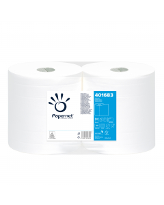 Bobina asciugatutto goffrato Wave. 500 strappi. 27,5x23,5 -137mt.
