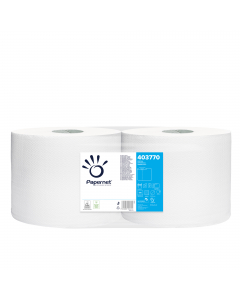 BOBINA IN PURA CELLULOSA A 2 VELI DA 21GR CON GOFFRATURA A ONDA. 800 STRAPPI DA 25,7X30,5CM. DIMENSIONI BOBINA: Ø 27,5CM - H25,7CM - PESO: 2,55KG; DIAMETRO ANIMA 6CM. IDONEO AL CONTATTO CON GLI ALIMENTI.
