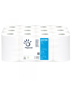ASCIUGAMANO AD ESTRAZIONE INTERNA PURA CELLULOSA MICROGOFFRATO 2 VELI DA 17GR. ALTEZZA ROTOLO 22CM - DIAMETRO ROTOLO 14,5CM - LUNGHEZZA CARTA 68,99MT (189 STRAPPI DA 22X36,5CM).

Dati tecnici:
Materia prima: Cellulosa Pura
Idoneità al contatto alimentare: