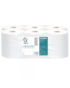 ASCIUGAMANO a srotolamento esterno in carta bianca pura cellulosa. MICROGOFFRATO a 2 veli. ALTEZZA ROTOLO 19,8CM - DIAMETRO ROTOLO 18,5CM - LUNGHEZZA CARTA 140MT senza strappi. 

Materiale: Pura Cellulosa
Colore: Bianco
Goffratura: Micro
Lunghezza Rotolo: