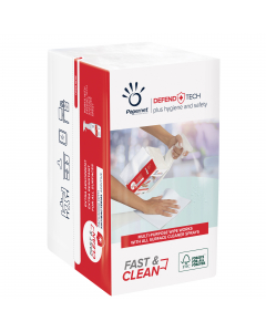 Panno in carta extra assorbente e extra resistente. L’additivo antibatterico presente nel packaging garantisce il massimo livello di protezione ed igiene. Un prodotto multiuso, sviluppato per la pulizia di qualsiasi superficie e perfetto per tutti gli amb