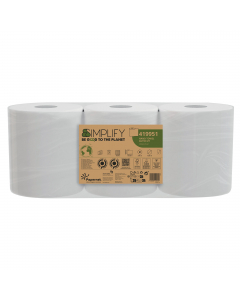 L'Asciugamano in Rotolo Autocut - 419951 Simplify è stato realizzato con 2 veli, con carta in pura cellulosa e di colore bianco. Rispetta la certificazione EU Ecolabel e la certificazione FSC.
Materiale: Pura cellulosa
Colore: Bianco
Goffratura: Micro
Vel